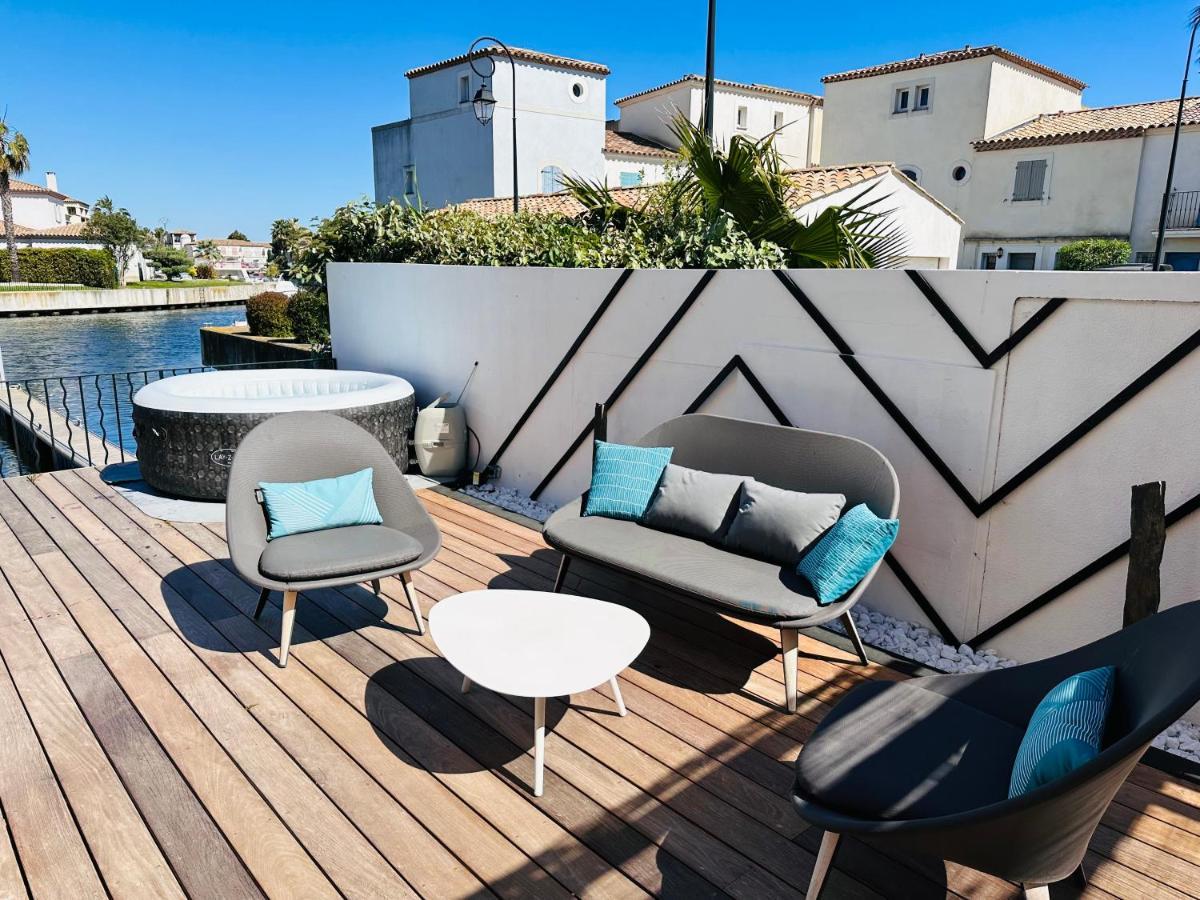 Marina 120M²/8 Pers/ Terrasse 100M²/ Appontement Villa Aigues-Mortes Ngoại thất bức ảnh
